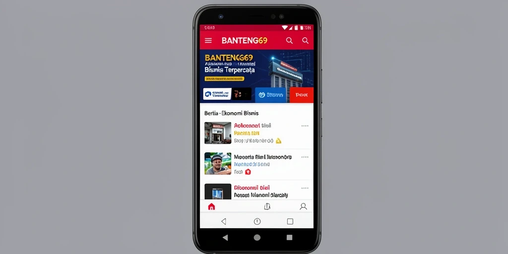 Tampilan antarmuka BANTENG69 yang informatif dan menarik.