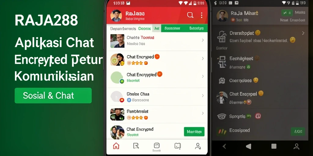Tampilan antarmuka RAJA288 untuk komunikasi aman dan nyaman.